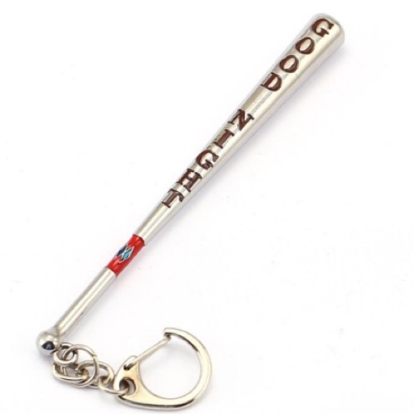 Harley "Good Night" Bat Keychain - Picture 1 of 3