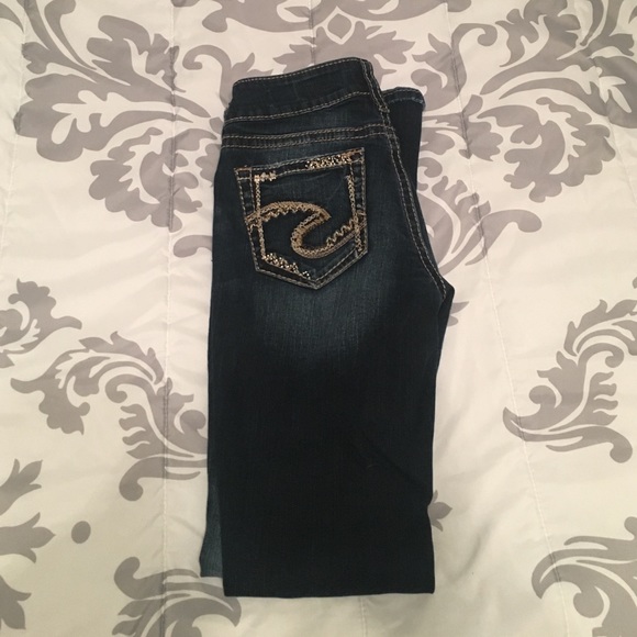 Silver flare jeans 💕