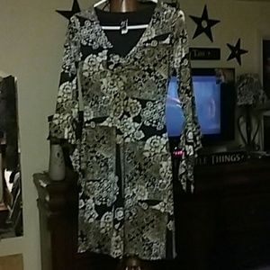 PS Perseption 3/4 length detailed sleeve dress