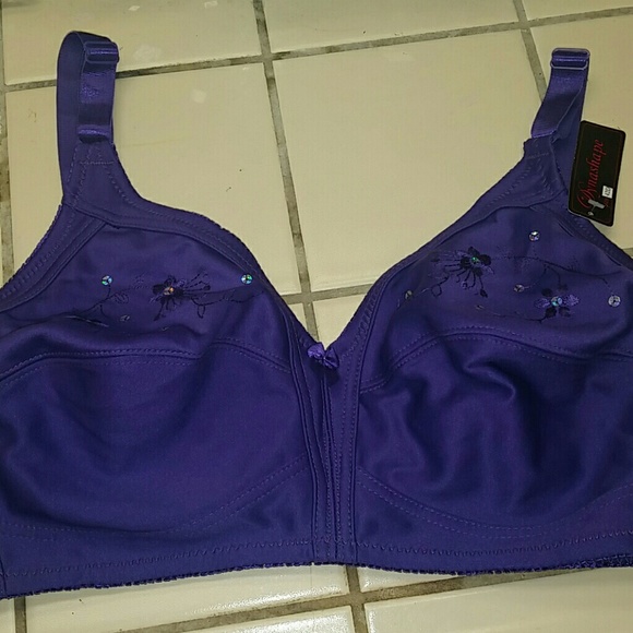 Purple bra, seamless