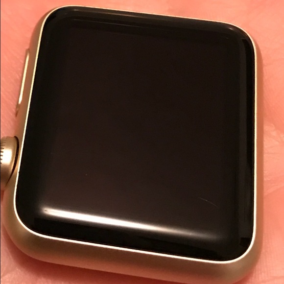 SOLD apple Watch Gold 38mm extra bands Like New - Picture 2 of 4