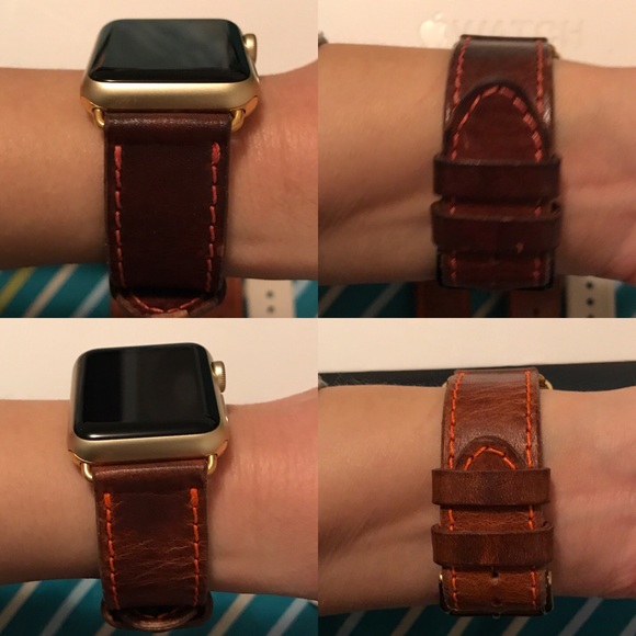 SOLD apple Watch Gold 38mm extra bands Like New - Picture 4 of 4