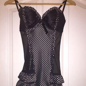 Victoria's Secret Black nightie teddy lingerie