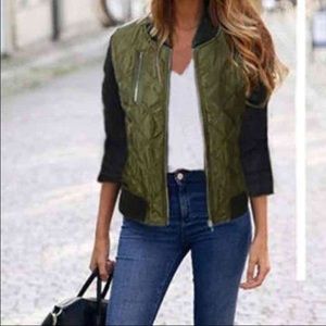 Olive light jacket