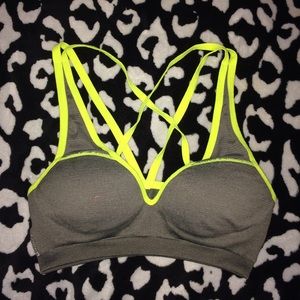 Vs Pink Strappy Sports Bra