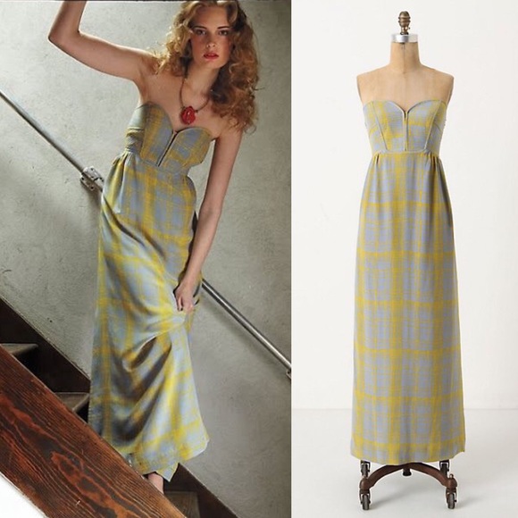 grey and yellow dresses