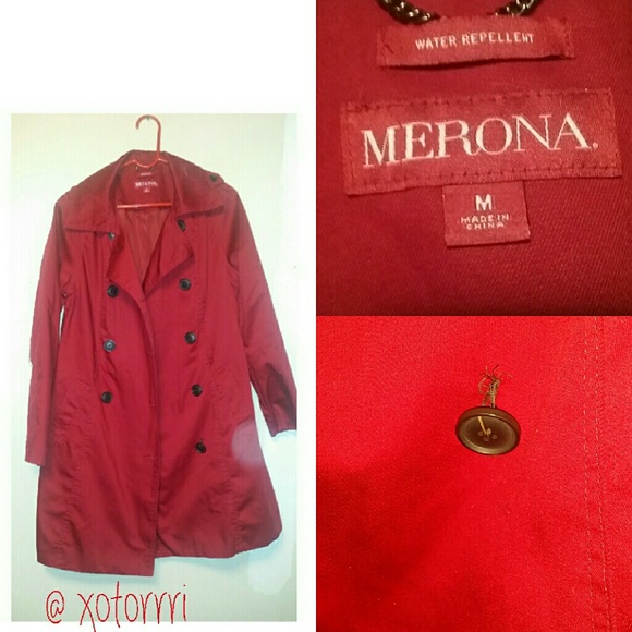 Price drop! !!!!! Red Trench Coat !!!