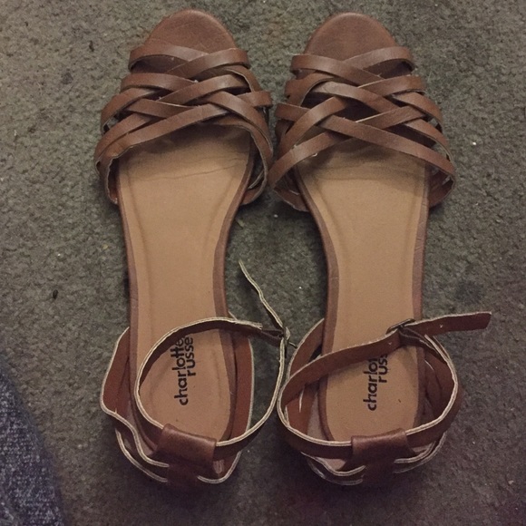 Charlotte Russe brown sandals