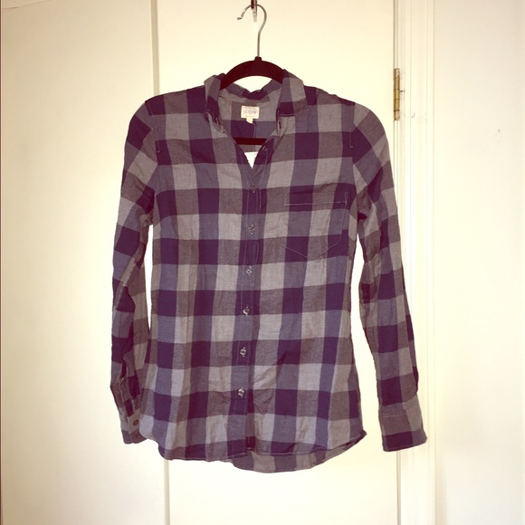 J crew plaid button down
