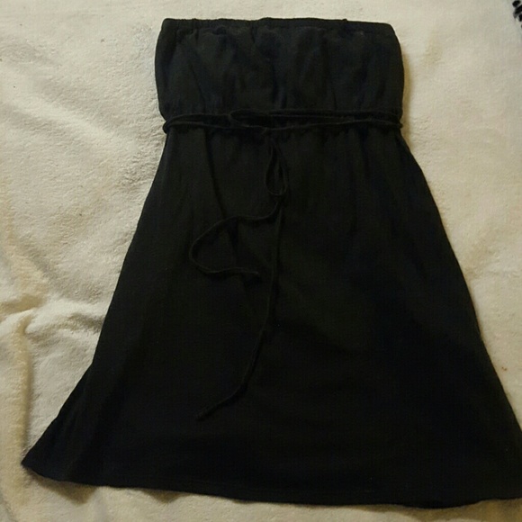 hurley strapless cotton dress