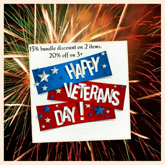 Veterans day discout.