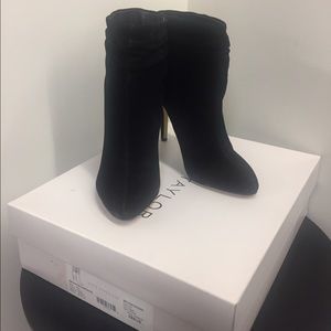 Black Ann Taylor booties