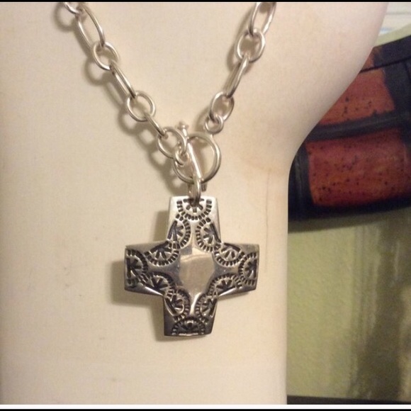 Silpada cross necklace