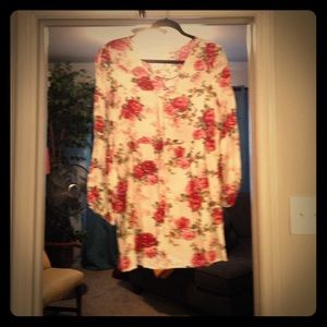 Kori America lace up pheasant top