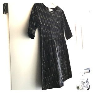 French Trotters Ikat Print Dress
