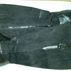 Women Black Boots Size 10