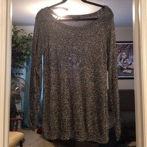 Sparkly black tunic