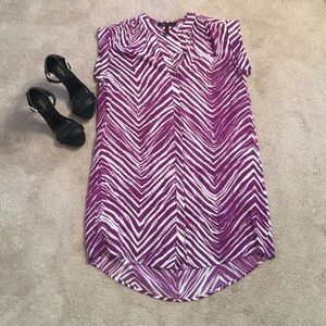 BCBG MaxAzria purple silk dress