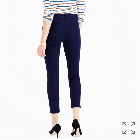❤️SOLD❤️NWT!! J.Crew Minnie Pant (sz 4 navy blue) - Picture 2 of 5