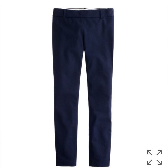❤️SOLD❤️NWT!! J.Crew Minnie Pant (sz 4 navy blue) - Picture 3 of 5