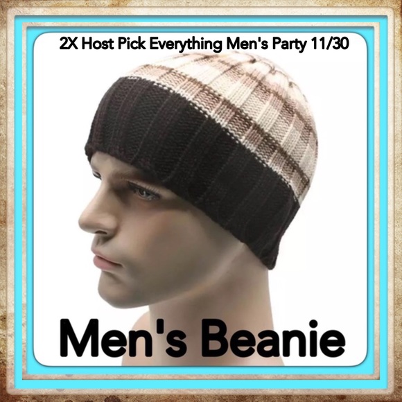 Other - Knit Slouch Hat Cap Beanie Hat