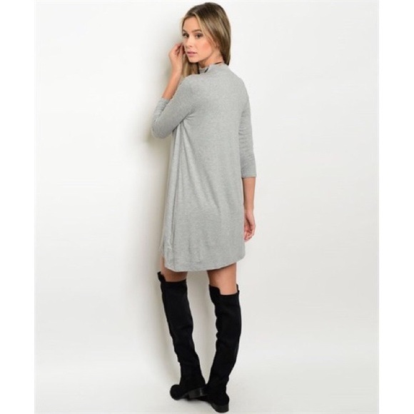 Heather Gray Dress - Picture 2 of 2