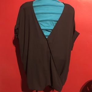 ❗️SALE❗️ Sheer black hi-lo shirt 👚 Like New!