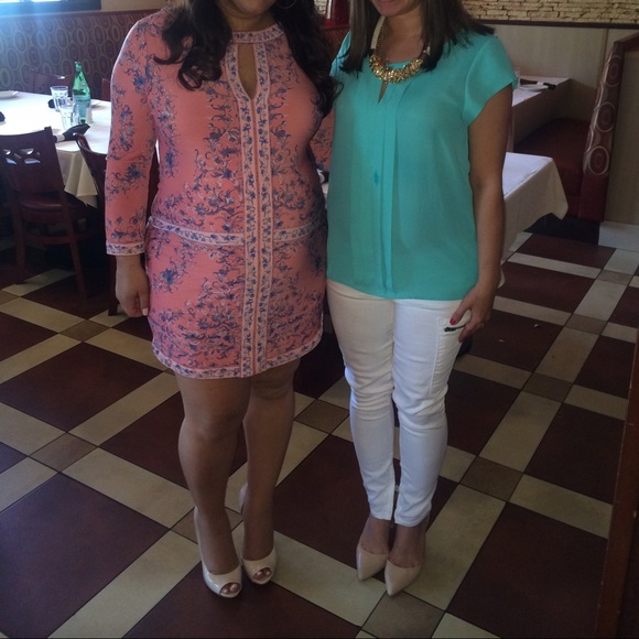 Nude patent leather peep toe shoe - Picture 6 of 6