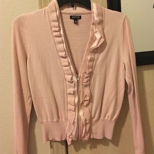 Pale pink cardigan