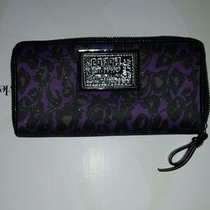 Coach Poppy Wallet - Purple