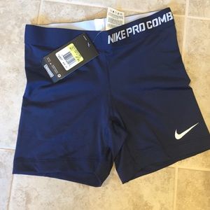 NWT Nike Pro combat Dry-fit spandex shorts