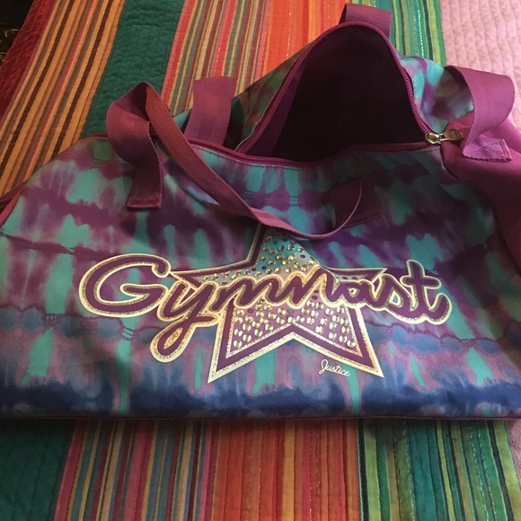 gymnastics duffle bags justice
