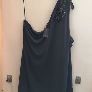 Brand new one sleeve gray shirt, never worn