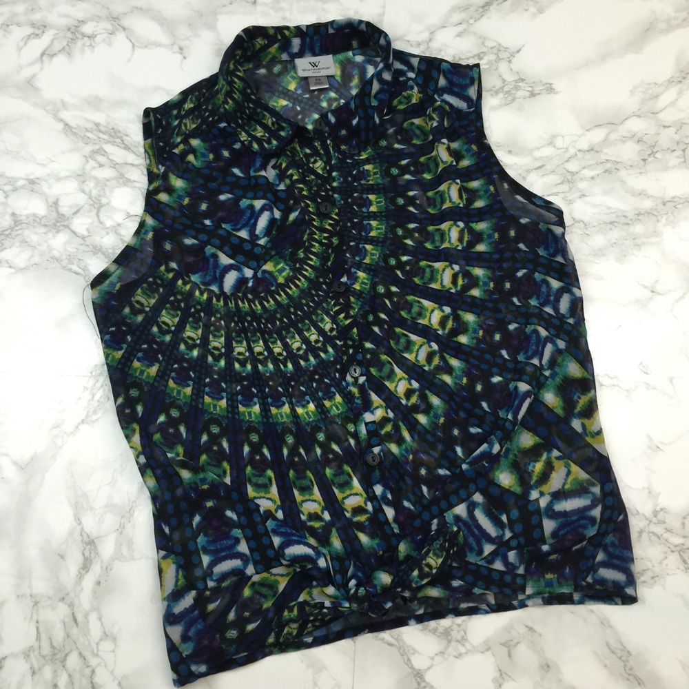 Chiffon Button Up