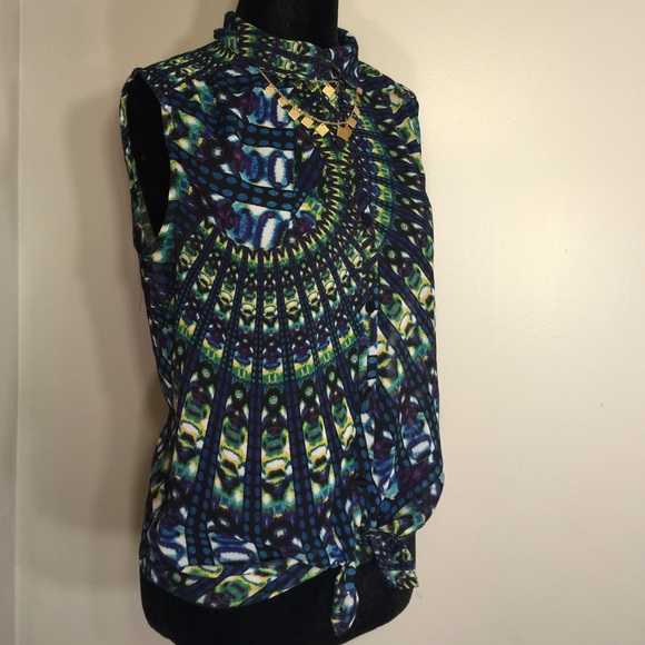 Chiffon Button Up - Picture 5 of 8