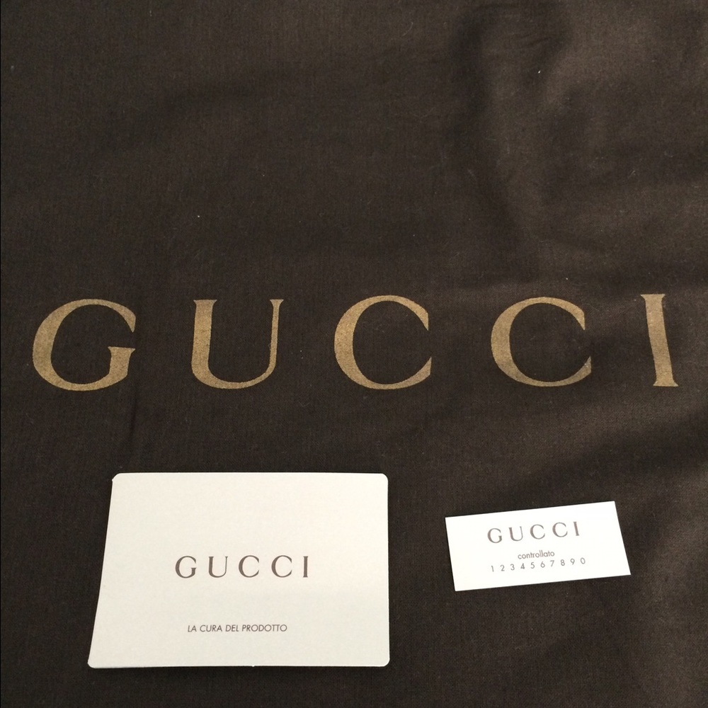 Gucci Leather Swing Tote in Blue -🎉2X HOST PICK🎉 NEW- - Picture 8 of 8