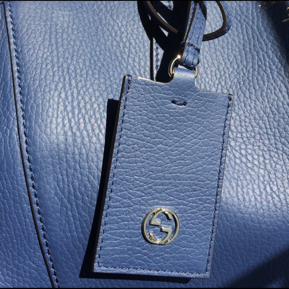Gucci Leather Swing Tote in Blue -🎉2X HOST PICK🎉 NEW-