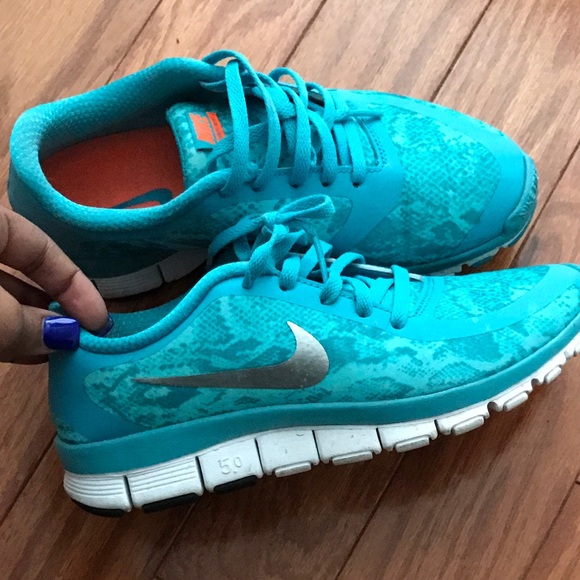 Super cute Aqua Nikes
