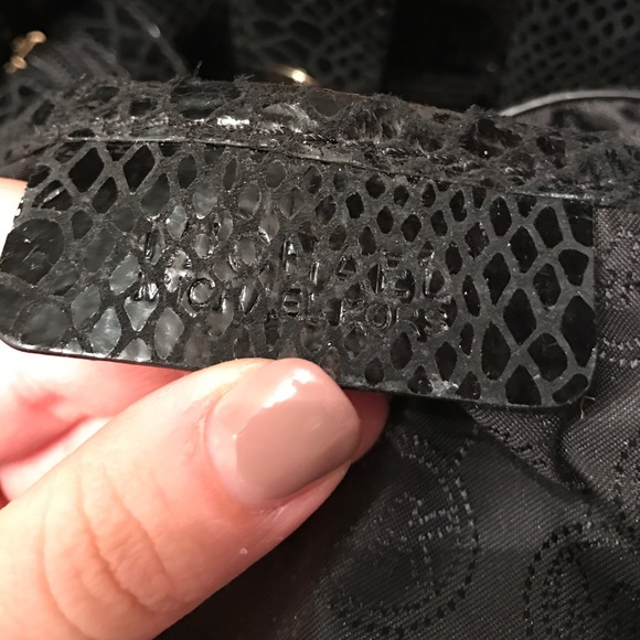 Euc Michael Kors Python Satchel - image 3