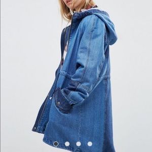 Asos jean parka jacket