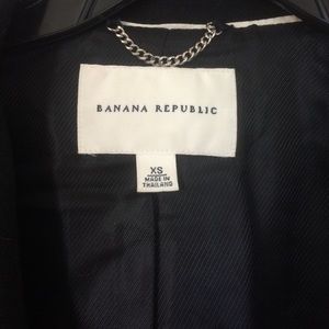 Banana republic black pea coat.