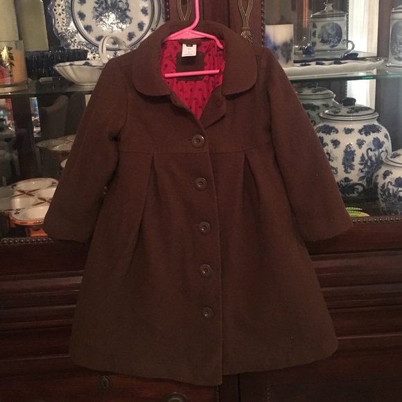 Girls Gap brown dress coat