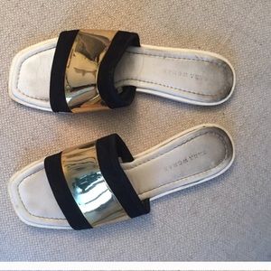 Zara Metallic Sandal
