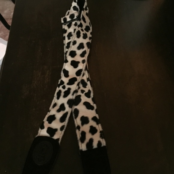Cow Print Guitar Strap