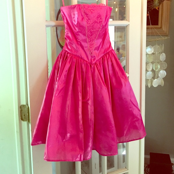 Vintage 80s prom dress