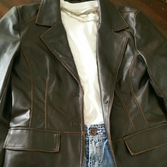 RVT Distressed Dark Brown Jacket