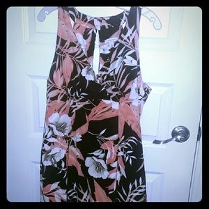 Brown sheath dress