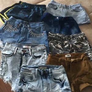 Junior Size Small Shorts-Bundle of 8 pair-$15