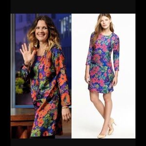 J. Crew floral shift dress Size 6