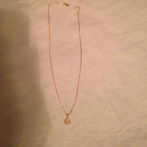 14k gold chain with 18k gold charm